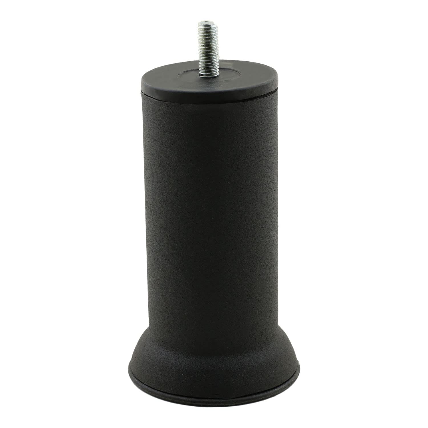 Badem10 Mobilya Baza Metal Kanepe Koltuk Destek Ayağı M8 Cinanatalı İnce Diş Siyah Metal Ayak 12 Cm 8 ADET, Badem10, Small
