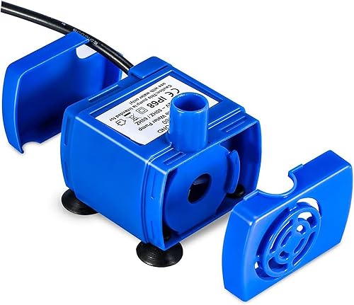Miniatura 2 de GOTOTOP Silent Submersible Water Electric Pump, Low Power Consumption 1.5 Degree Monthly 5.9ft Cable, with Compact Safety Design 1.7x1.6x1.2in 12V