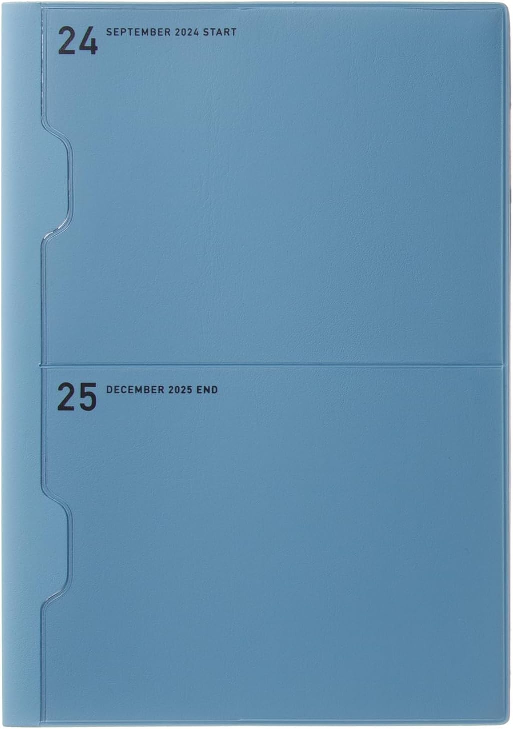 Laconic LAMS83-160BE 2025 A5 Monthly Notebook, 2 Pockets, Beige (Begins September 2024)