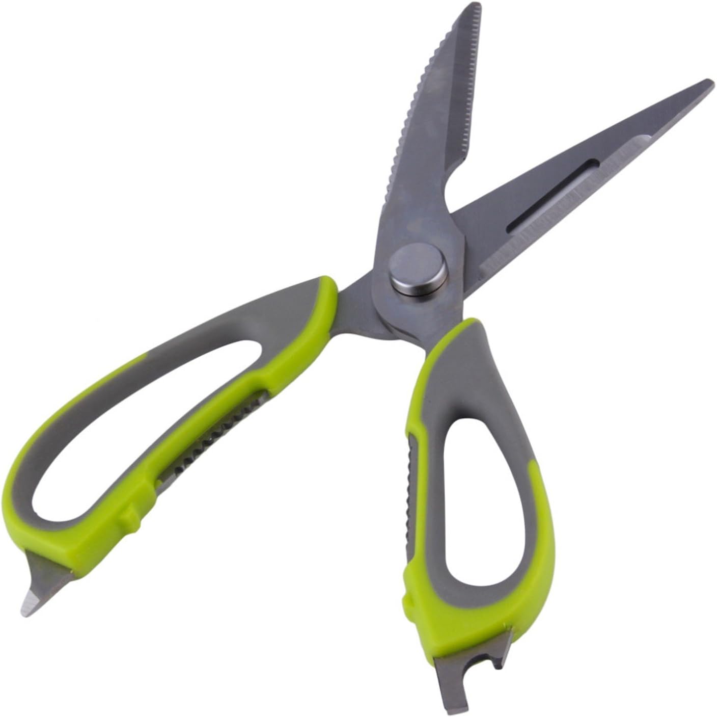 Scissors Knife Multifunction Cutter Shears Hand Tools For Fish Stainless Steel Blades,comfortable Handle Magnetic Holder