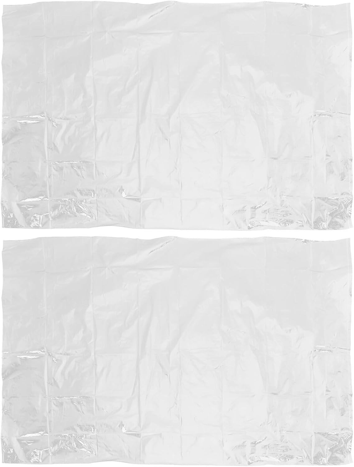 GARVALON 2pcs Extra Large Pe Tear-resistant Dustproof Storage Bags 120x220cm Christmas Tree Cover Quilt Holder for Holiday Décor Organization
