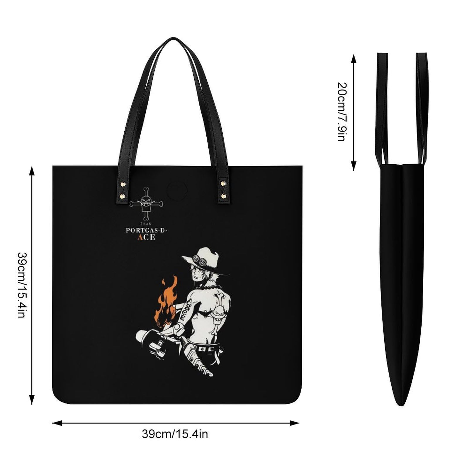 Amazon.co.jp: ワンピース ONE PIECE ポートガス・D・エース トート
