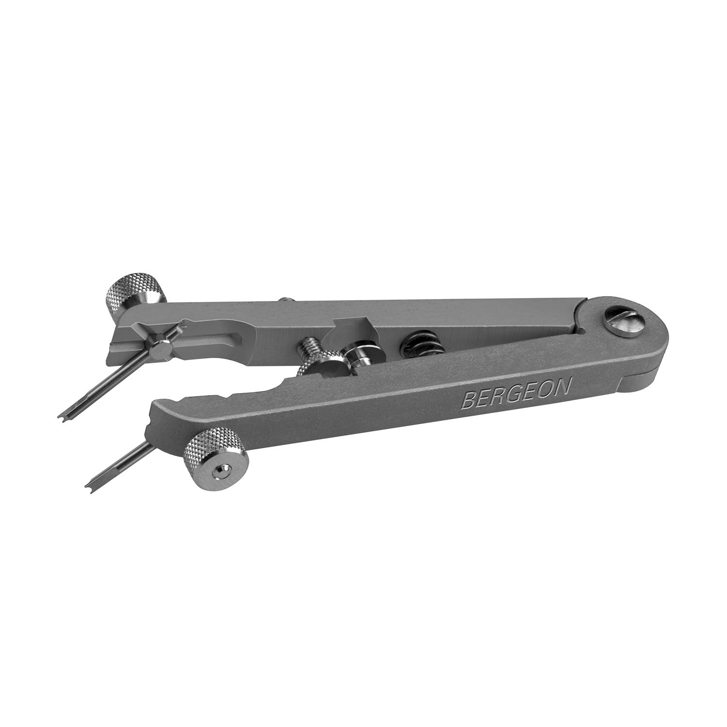 Bergeon 6825 Alicates para pasadores, con Horquillas Anchas, de Aluminio anodizado, para extraer e Introducir pasadores