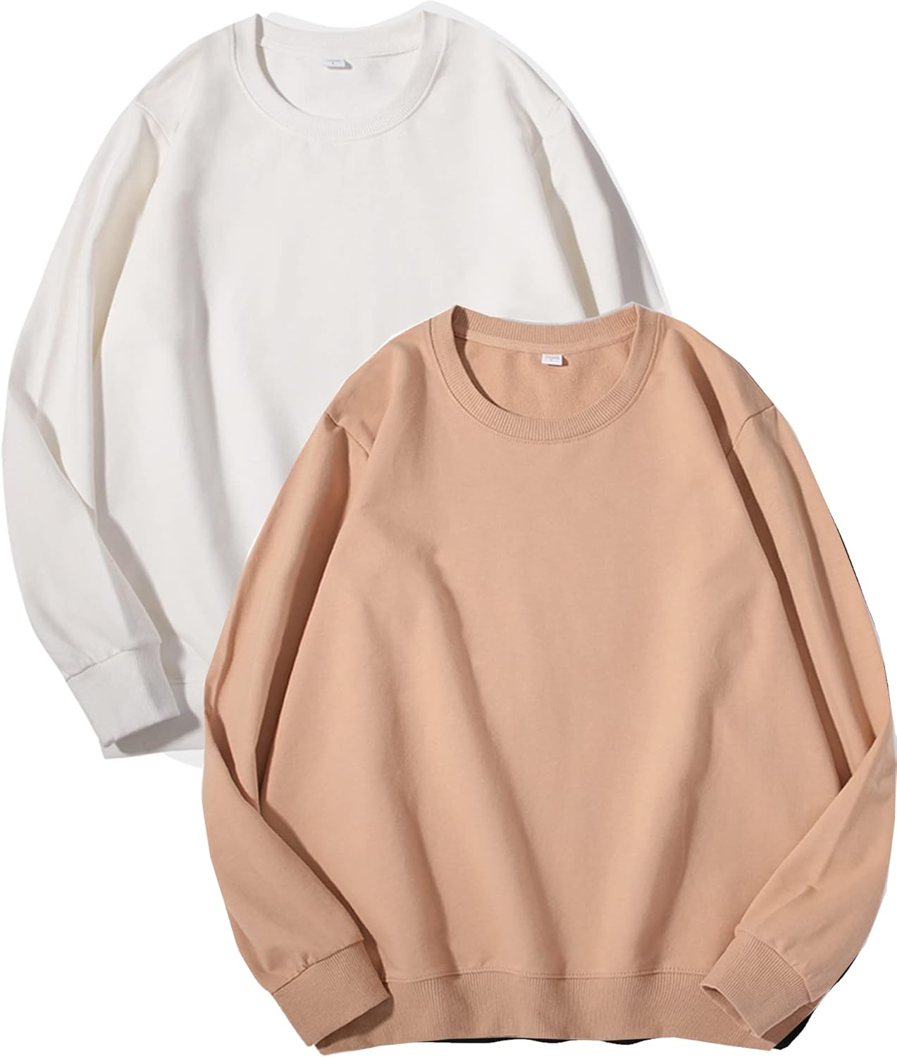 Kiench Teens Girls Sweatshirt Crewneck Boys Cotton Pullover Shirts Basic