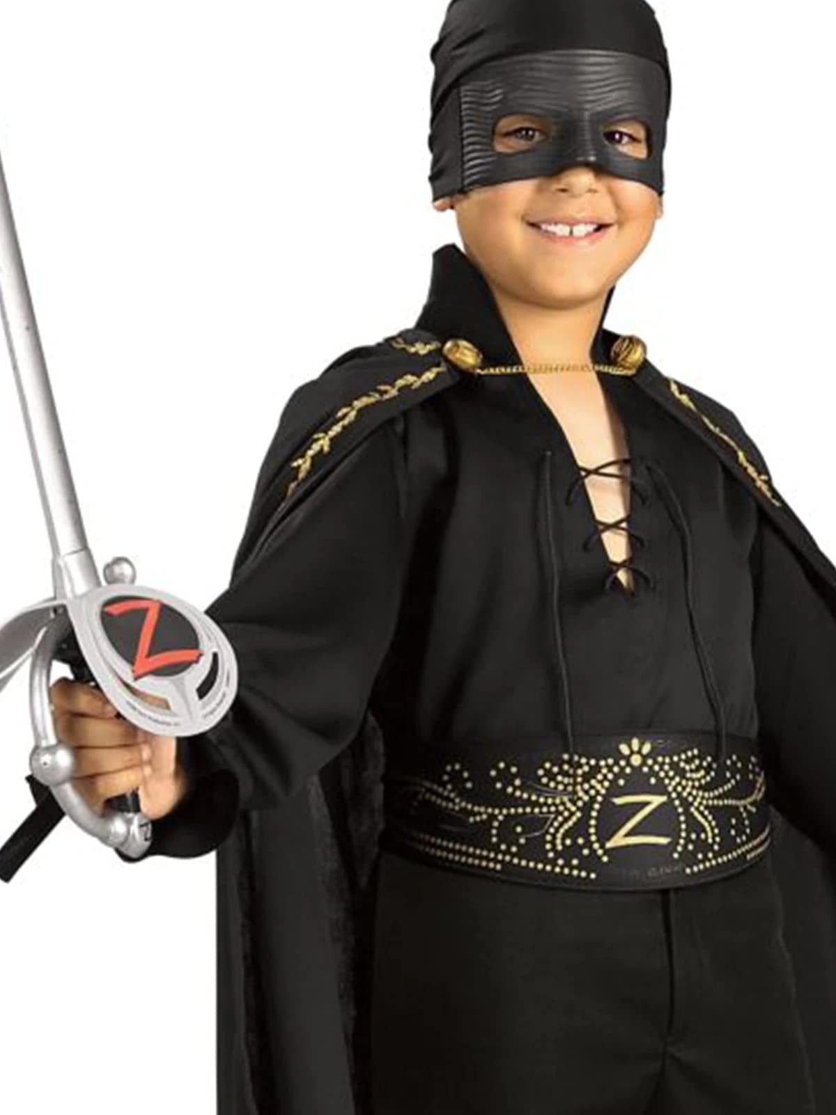 Rubie's IT882310-S - Costume Zorro, Multicolore, S