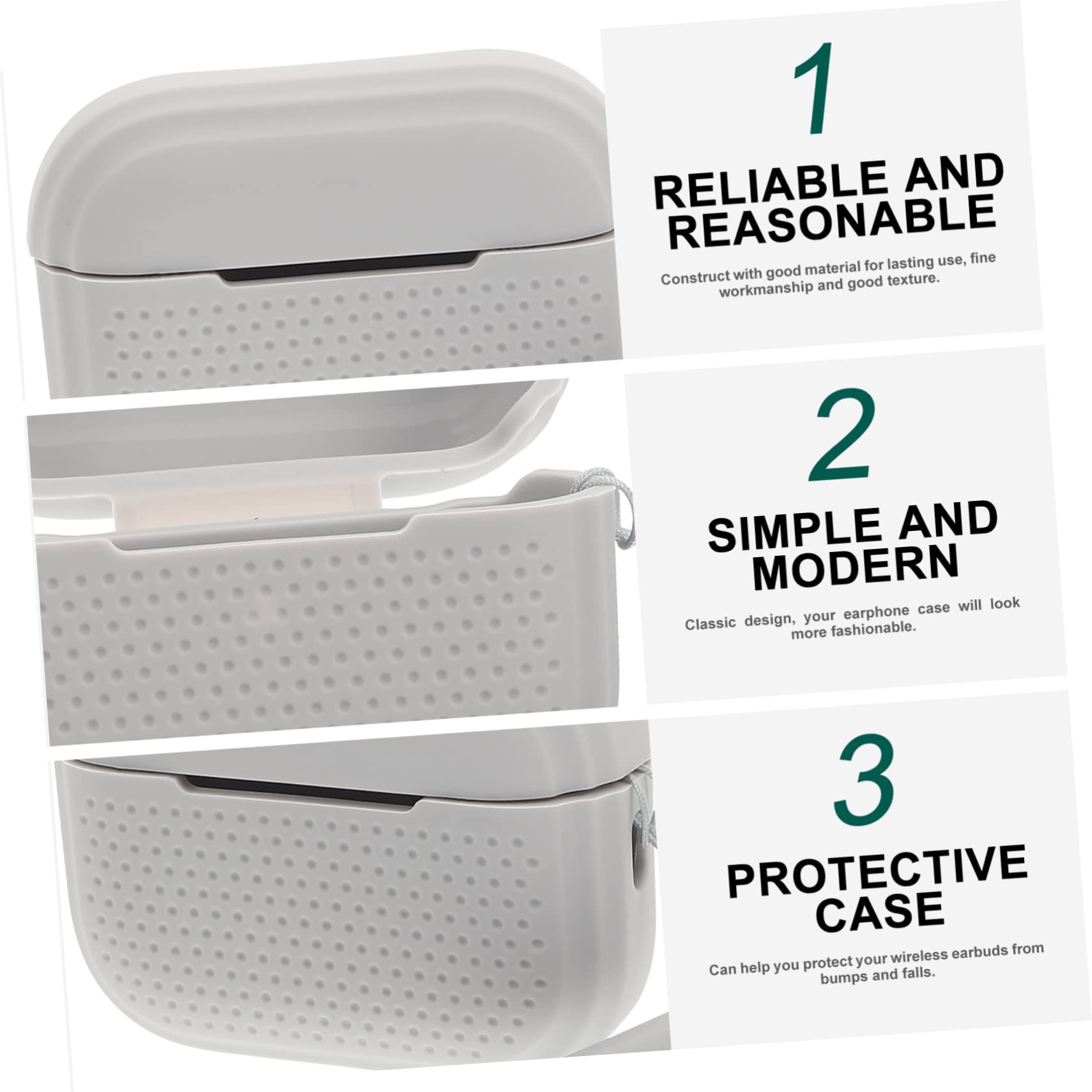 DOITOOL Estuche para Auriculares De Moda De 5 Piezas con Cubierta Resistente Al Desgaste Que Protege Sus Auriculares Compactos Y Elegantes.