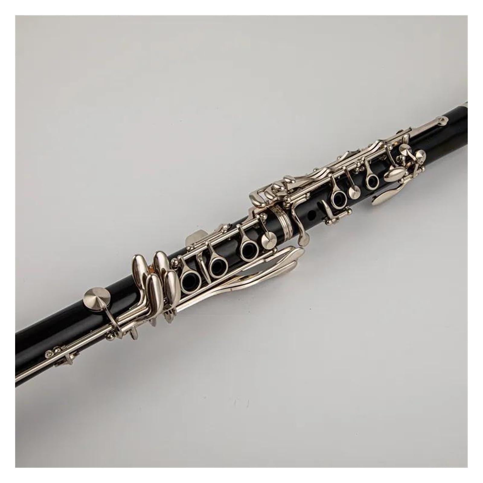 Clarinete Profesional Cuerpo De Baquelita Negra Clarinete En Si Bemol Clarinete De 17 Teclas Con Caja De Almacenamiento Y Accesorios