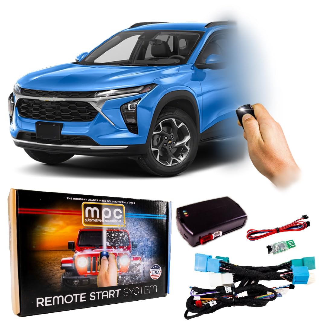 MPC Factory Remote Activated Remote Start for 2013-2021 Chevrolet Trax - Plugin T-Harness - FlashLink Updater - Premier USA Based Tech Support
