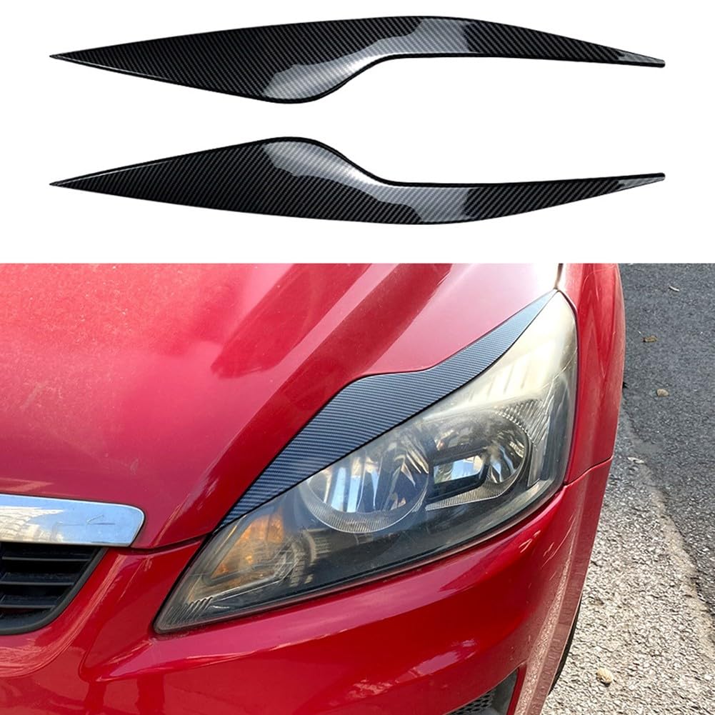 Paupières de phare Ford Focus 2008-2011 protection antiblocage ABS look noir sport