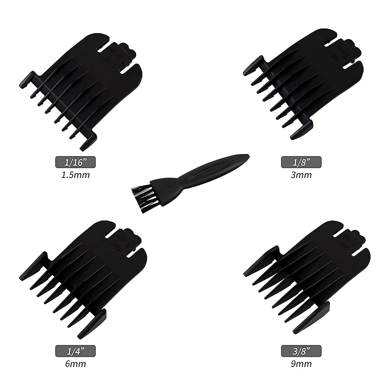 Replacement T Blade Set Compatible With #32105 - D7#32655 D8#32400, Carbon Steel Blade Set, Compatible with Andis Slimline Pro Li D7/D8 Hair Clipper Trimmer, Black. (2Pack)