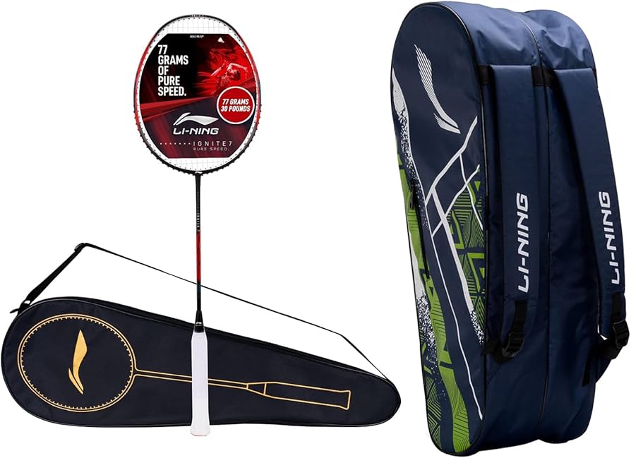 Buy Li-Ning Ignite 7 Speed Badminton Racket- Carbon Fibre - Strung