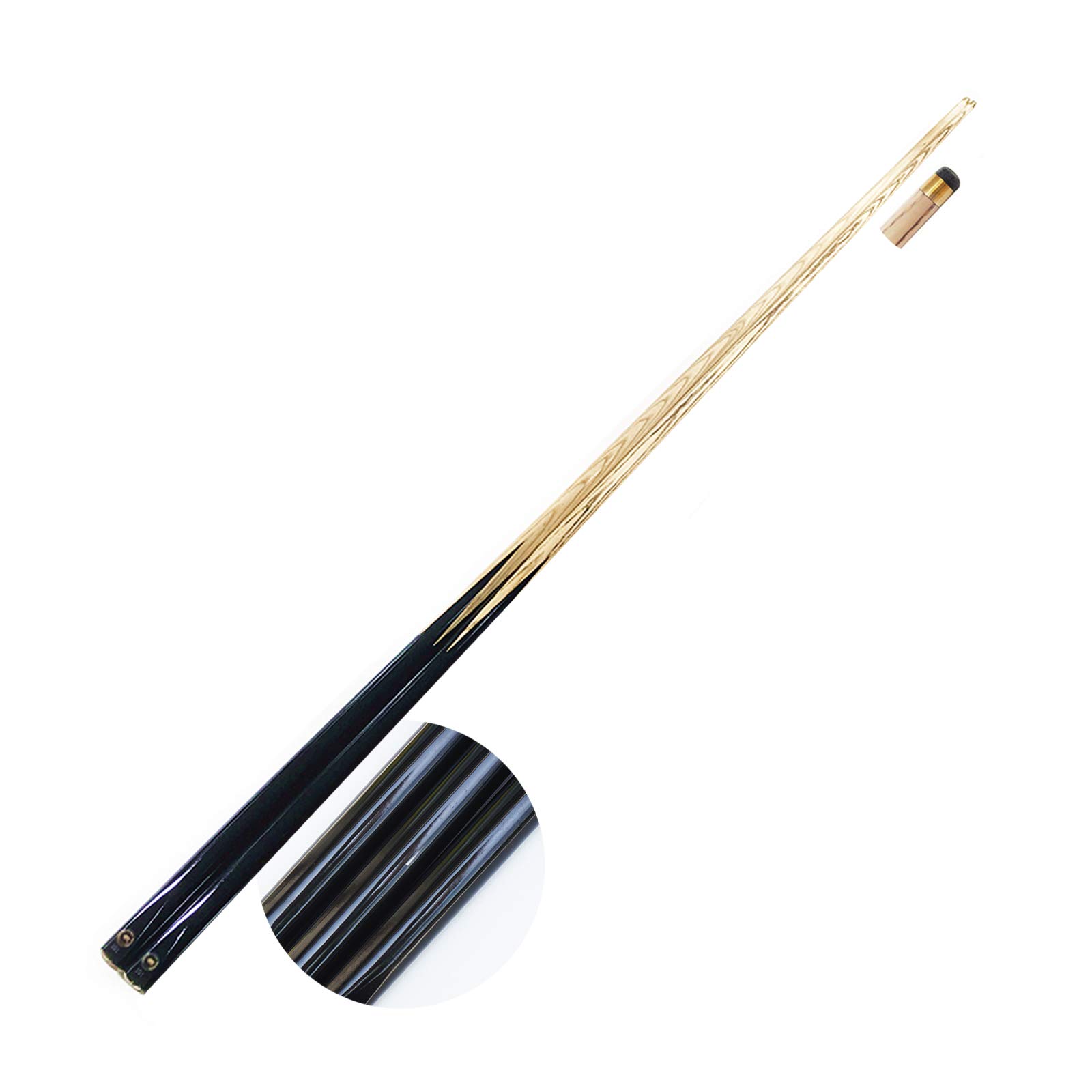 XYNH 2Pcs Pool Billiards Cue - 57inches Snooker Pool Billiards Sticks, Hard-Wood Cue - Smooth Withou