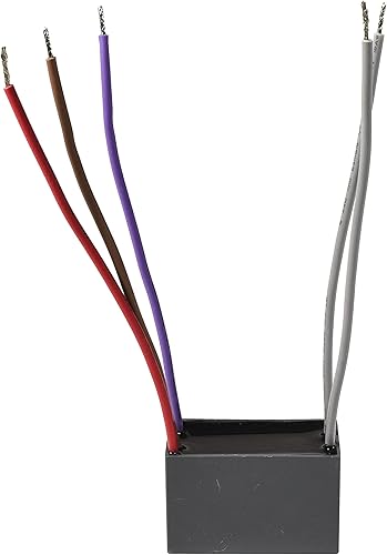 Miniatura 7 de HQRP Condensador compatible con ventilador de techo Hampton Bay 4uf+5uf+6uf de 5 cables CBB61 con certificación UL