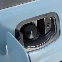 Fuel Filler Port Dustproof Cover Lid Gas Cap Compatible with Ford Maverick 2022-2025, Car Interior Accessories (Black)