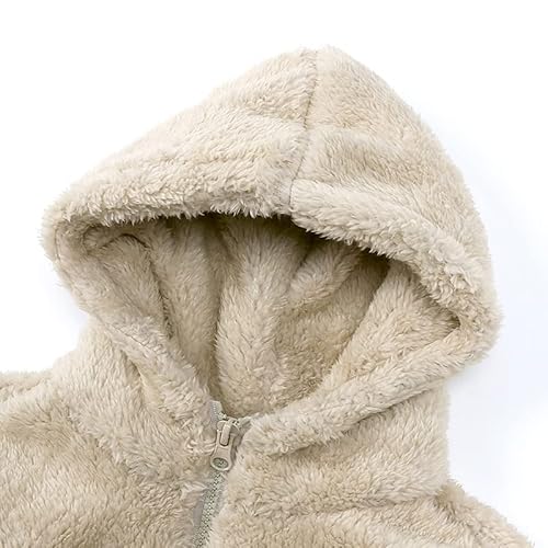 Casaco infantil infantil infantil casual com zíper de lã com capuz manga longa agasalho dinossauro n