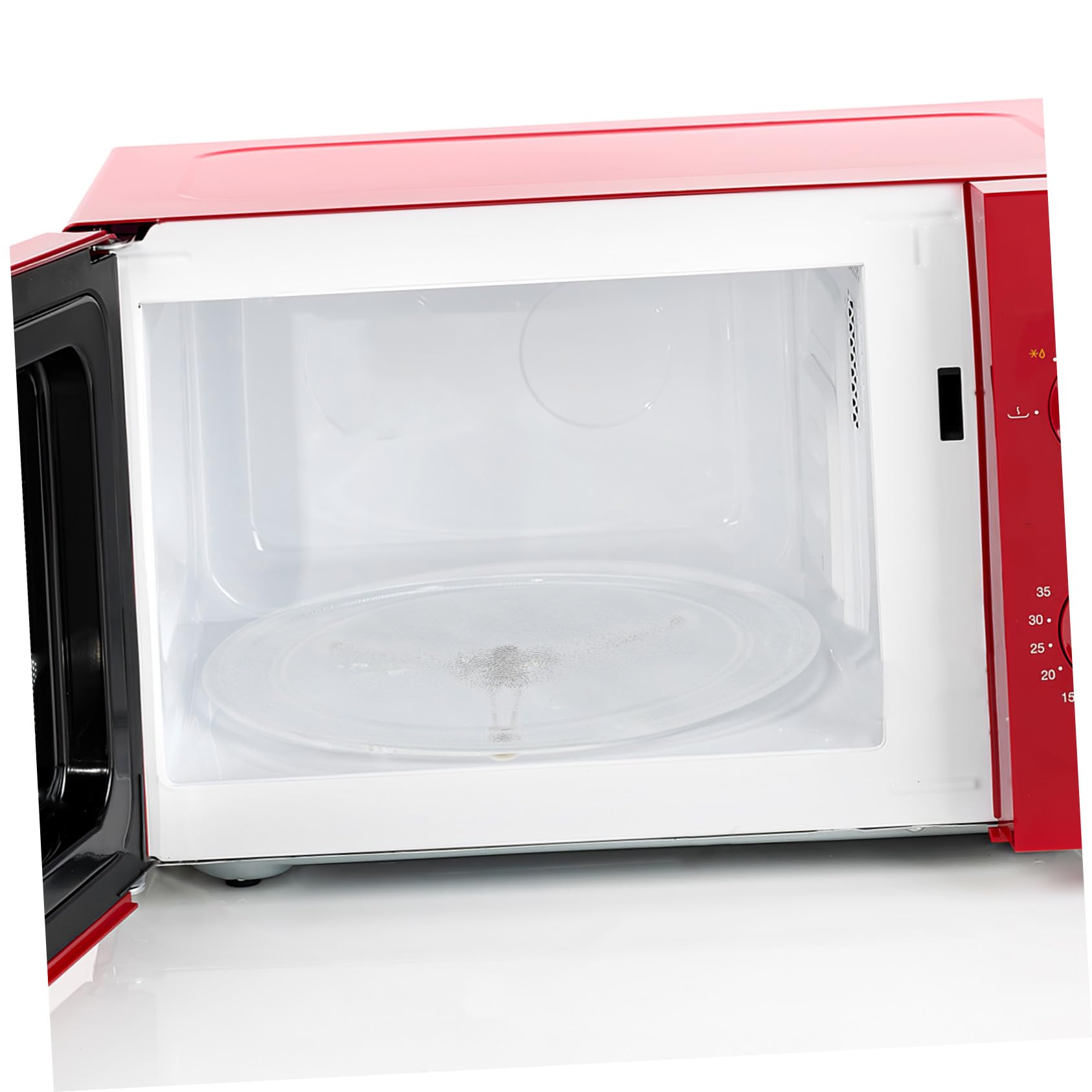 Soporte para Microondas con Plato Giratorio de Vidrio Resistente y Anillo Rodante Repuesto para Plato Giratorio para Cocinas Domésticas Rotación Silenciosa y Fácil Limpieza