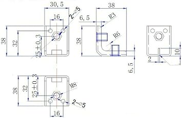 (4) Flyware & Internal Mounting Steel Brackets for Line Array Speaker Cabinets.
