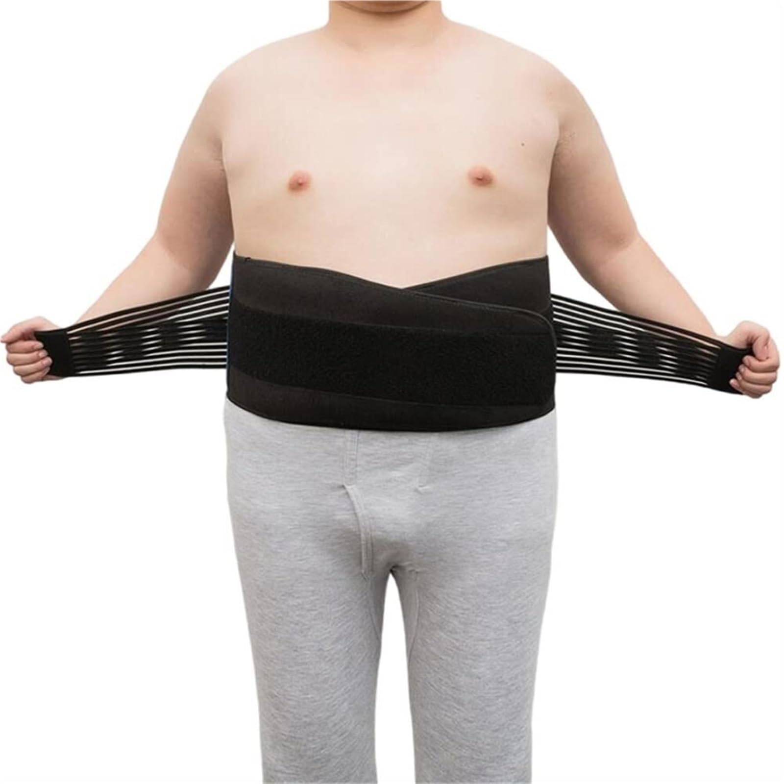 Faja Lumbar Cinturón De Soporte Lumbar Corrector Postura Soporte Lumbares(4XL)