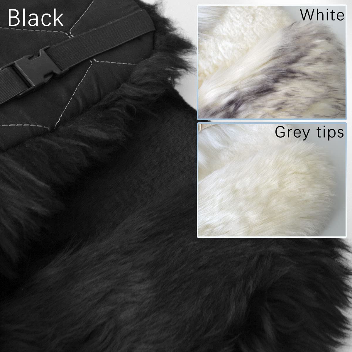 Sheepskin Car Seat Covers To Fit Isuzu MU-X ,Seat Airbag Safe , 5 Colours 30mm E
