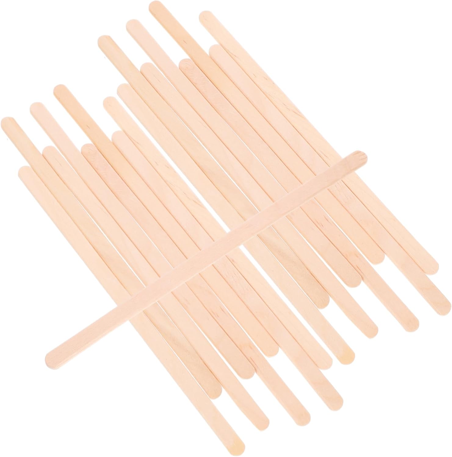 500 pcs Wooden Coffee Stirring Sticks Wood Coffee Stirrer for Drinks Sturdy Safe Wood Stirrer for Mixing Beverages Tea More