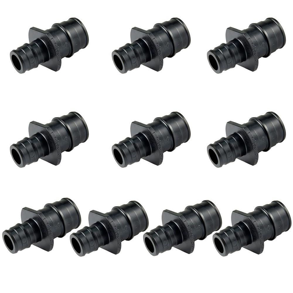 10 Pack TenKe PEX A F1960 Poly Expansion Fitting 3/4" X 1/2" Reducing Coupling Pex A Cold Expansion for Plumbing Corrosion Resistant (10pcs 3/4"X1/2" Coupling)