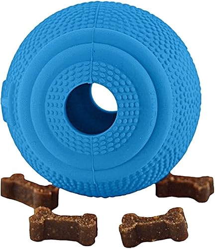 Miniatura 3 de Tricky Treat Rugby Ball - Dispensador de golosinas para perros, impresionante alivio de ansiedad y aburrimiento, diversión y juguete básico de