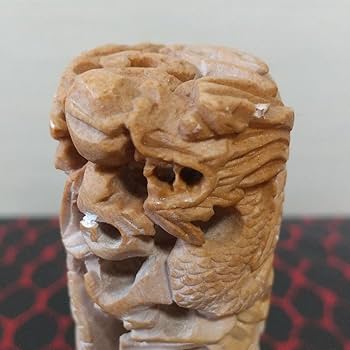 Amazon.co.jp: 印材 篆刻 龍 中国 レトロ 透かし彫り : おもちゃ