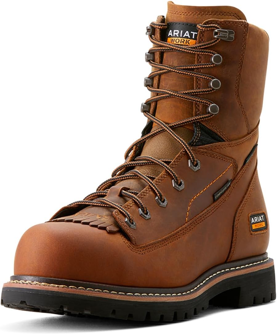 ARIAT Work Men's Longview Shock Shield 8" Waterproof Composite Toe Work Boots