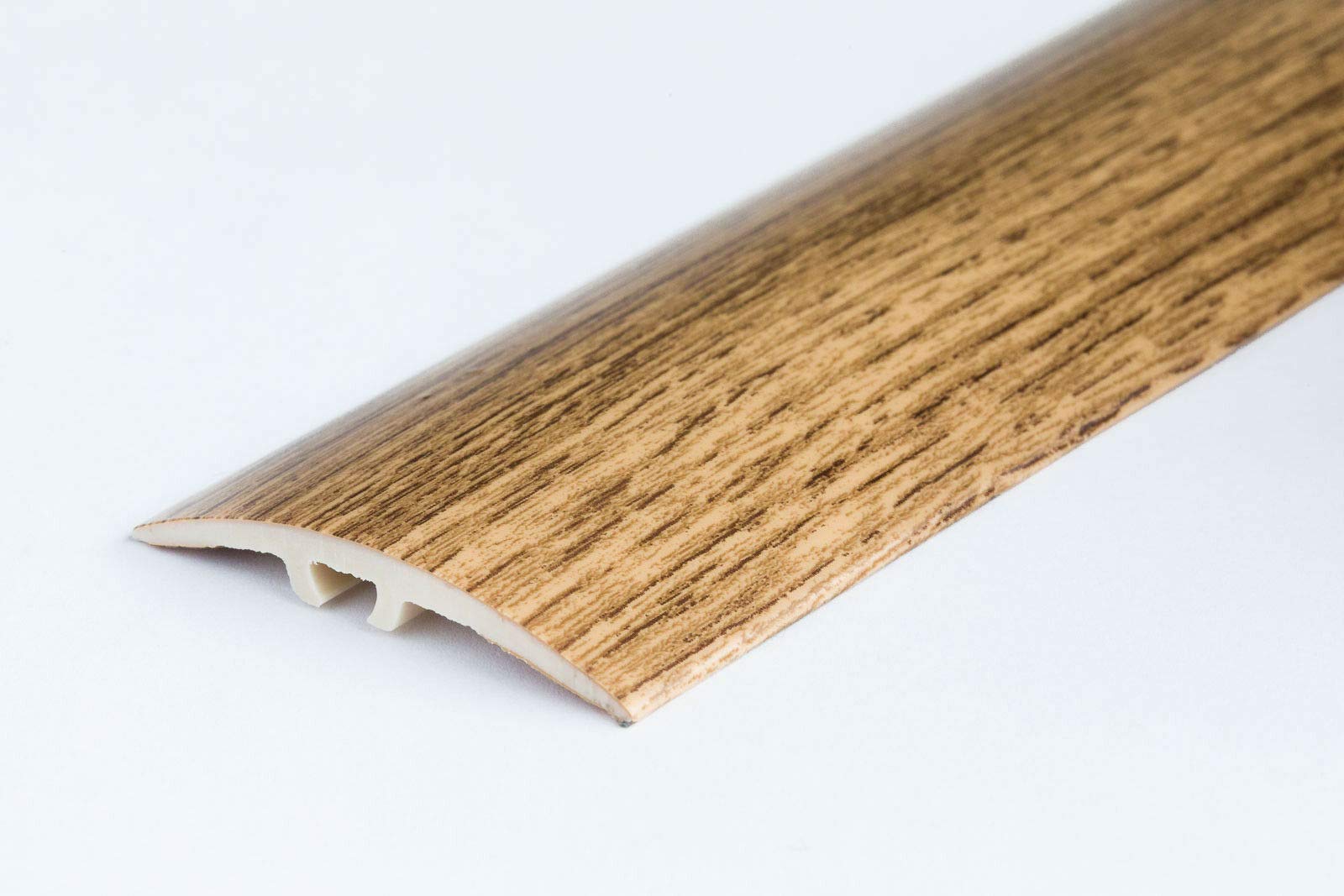 Tmw Profiles Smoked Oak 23 Colours Wood Effect Door Edging Floor Trim Threshold - 40Mm Self-Adhesive (Smoked Oak)