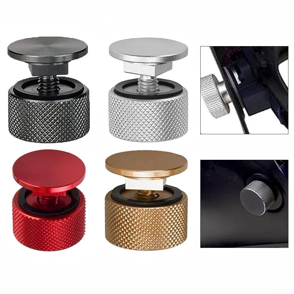Schweißhaubenbefestigungen aus Aluminiumlegierung, 11, 3 mm, Ersatzschrauben, widerstandsfähige Motorradhelm-Ersatzteile für Pipeliner-Helme (rot)