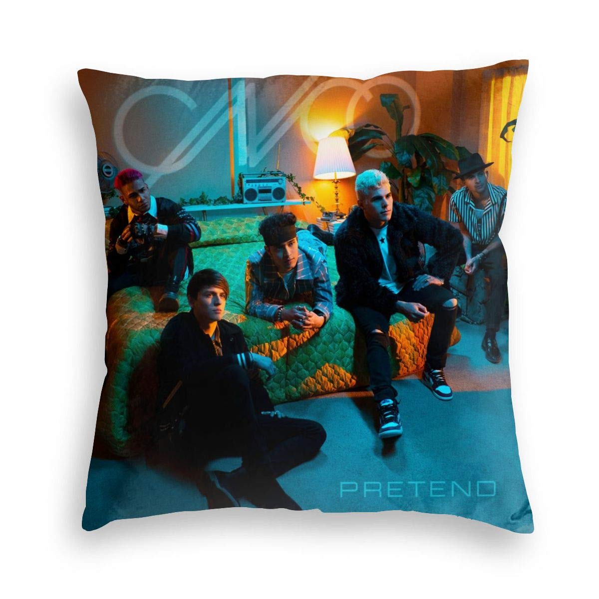 CNCO Hold Pillow Covers Velvet Pillowcase Soft Household Pillowcase Square with Zippered Many Sizes