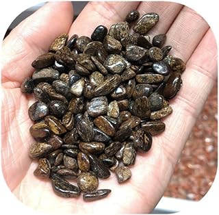 HXSCOO 5-7mm Crystals Healing Stones gravels Natural Brown Bronzite Quartz Crystal Chips for Home Decoration