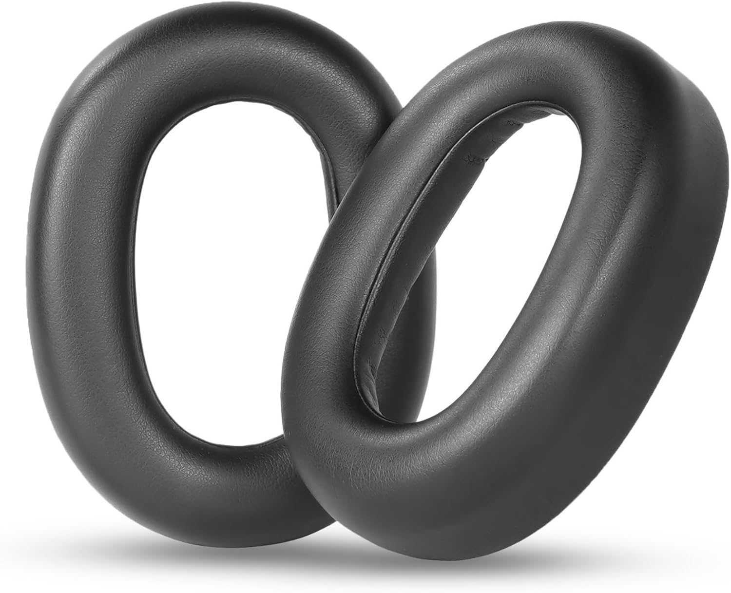 Earpads Replacement Compatible with Poly Voyager Surround 80 UC Bluetooth Headset Ear Pads Ear Cushions Protein Leather High-Density Foam Black