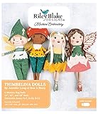 Riley Blake Machine Embroidery Patterns: Digital Design, Compatible with Major Machines, Scalable Sizes, and Detailed Instructions (THIMBELINA DOLLS)