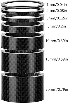 Amazon | バイク フロント フォーク ヘッドセット スペーサー