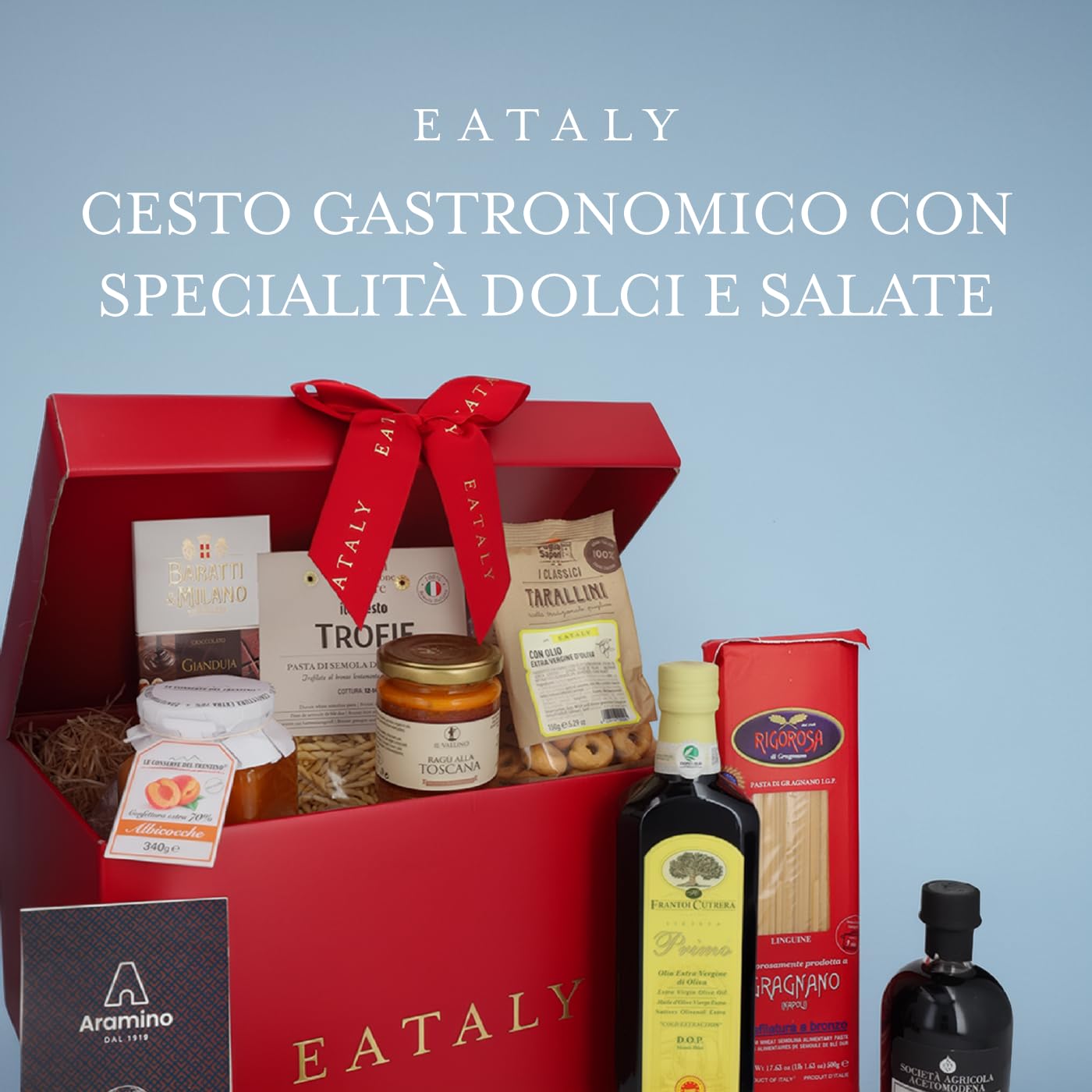 Eataly – Cesto Gastronomico con Specialità dolci e salate – Kit Regalo con 12 prodotti selezionati!