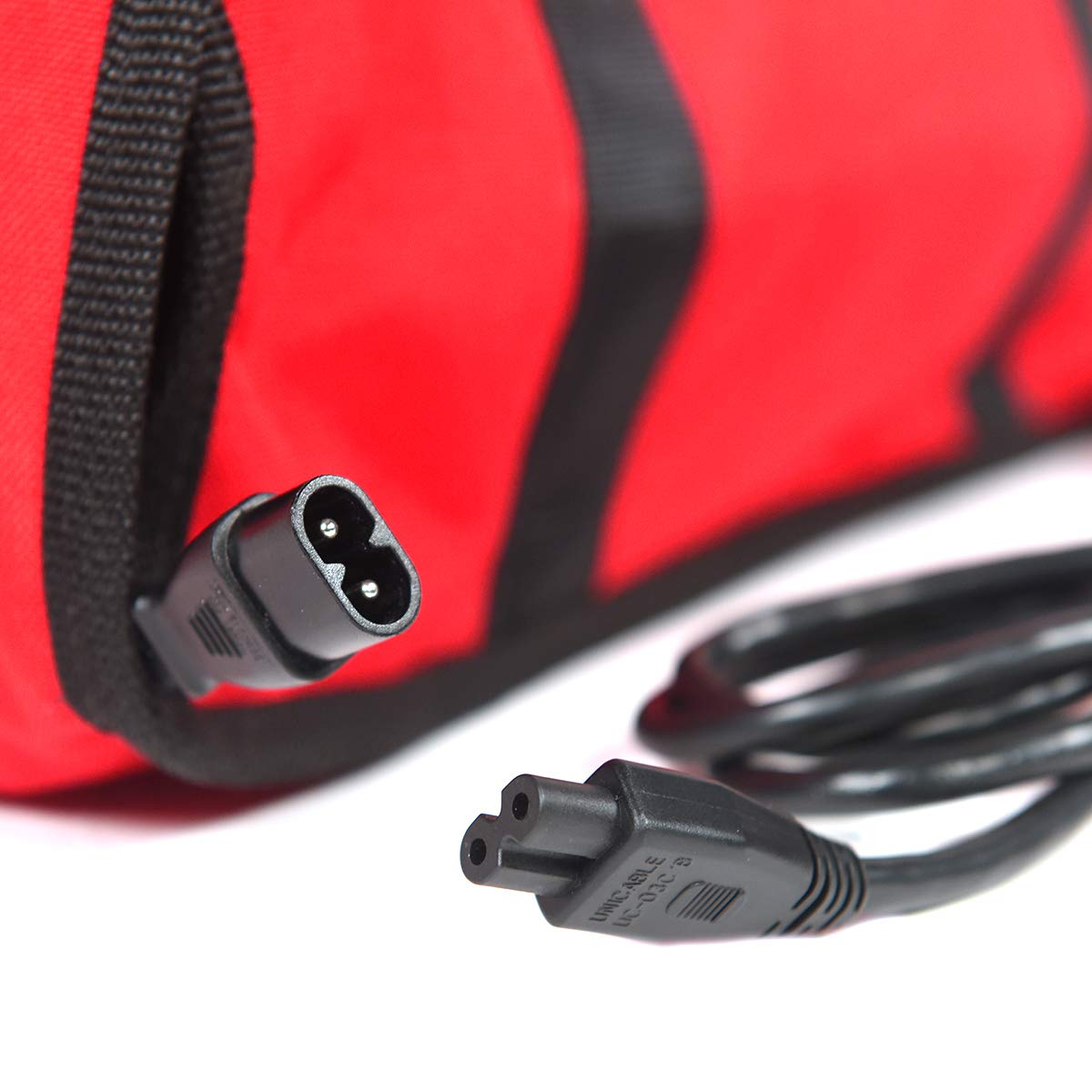 RediHEAT HP102 Heated Pizza Delivery System, 18" 2-Pie Bag, 19.5" Length x 19.5" Width x 5" Height, Red : Industrial & Scientific