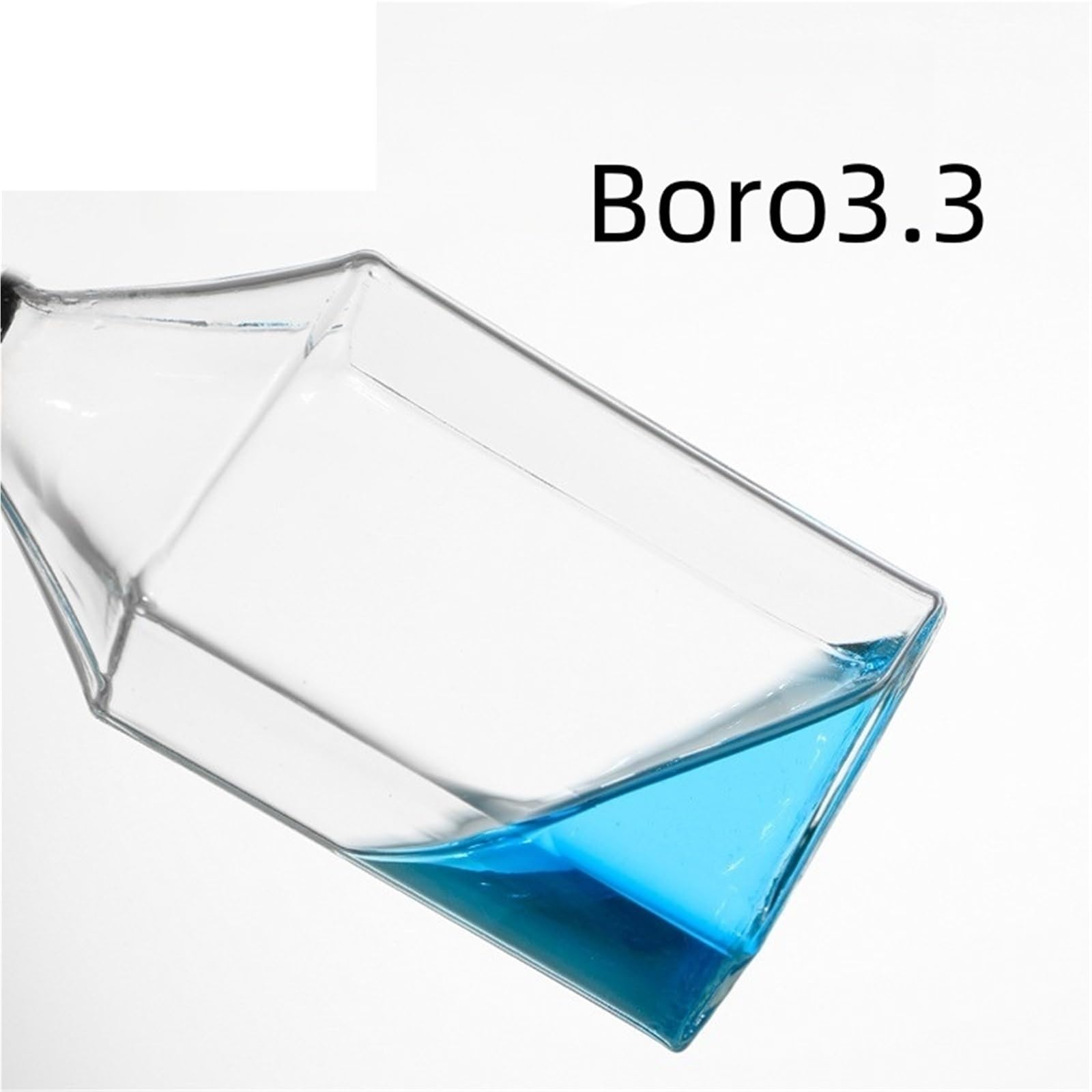 Kulturflasche mit Spiralöffnung, schräger Glashals, Laborflasche(100ml 1pcs)