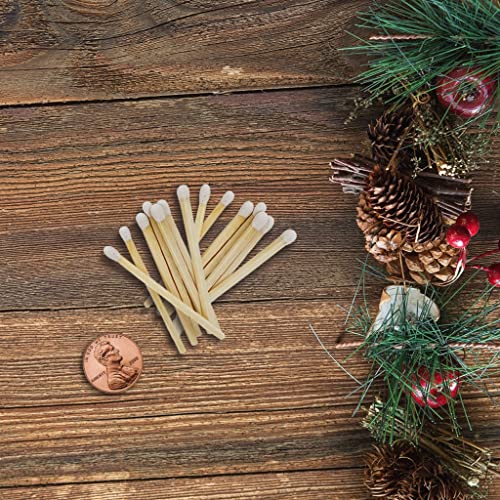 234 classic white tip safety matches  100 bulk artisan matchsticks with bumble striker stickers by thankful greetings decorative candle accessories  unique amp fun for your home decor gift amp events