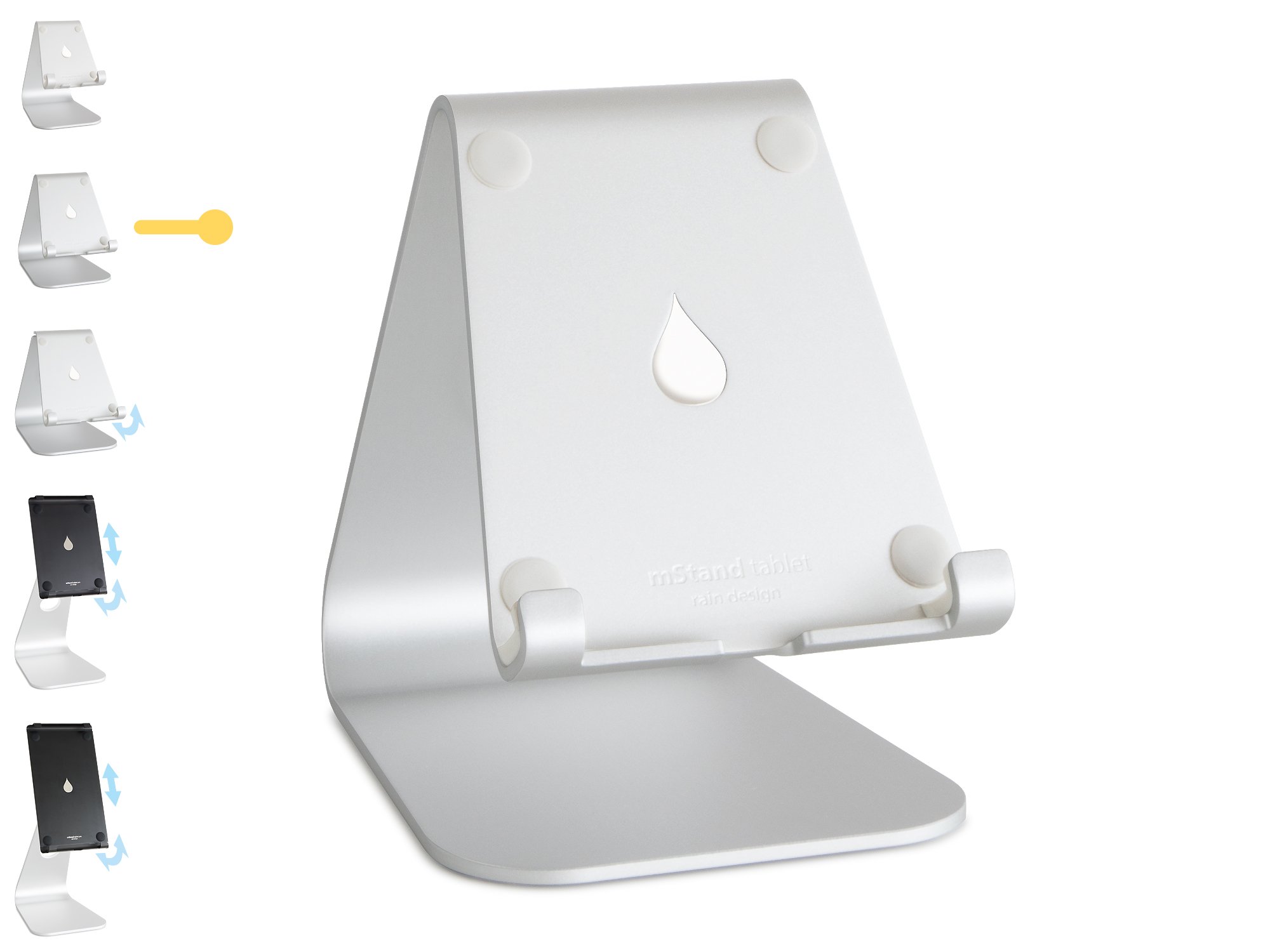 Rain Design mStand iPad / iPhone Stand Series - mStand Tablet, Silver