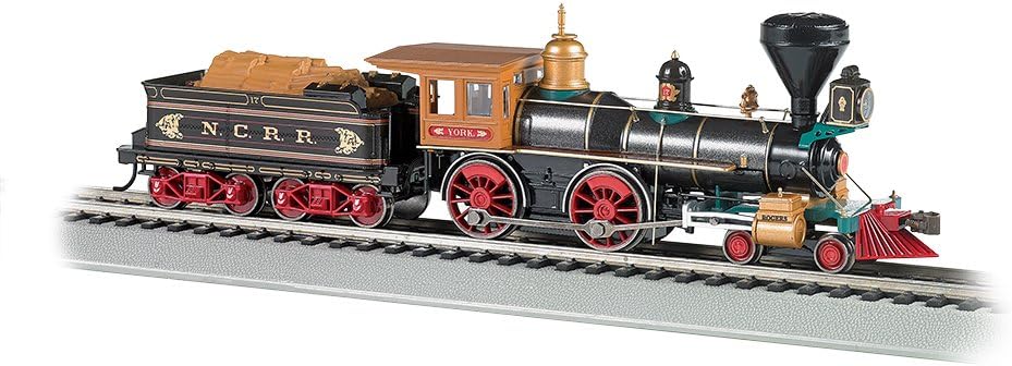 Trains 4-4-0 American Dcc Sound Value Equipped Ncrr The York Wood Load Ho Scale Steam Locomotive