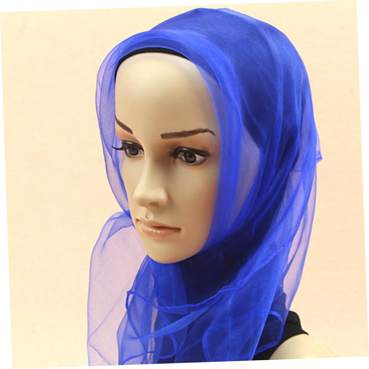 COLLBATH Square Dance Silk Scarf Gradient Scarf for Women Boys and Girls Performance Square Juggling Musical Play Reusable Washable