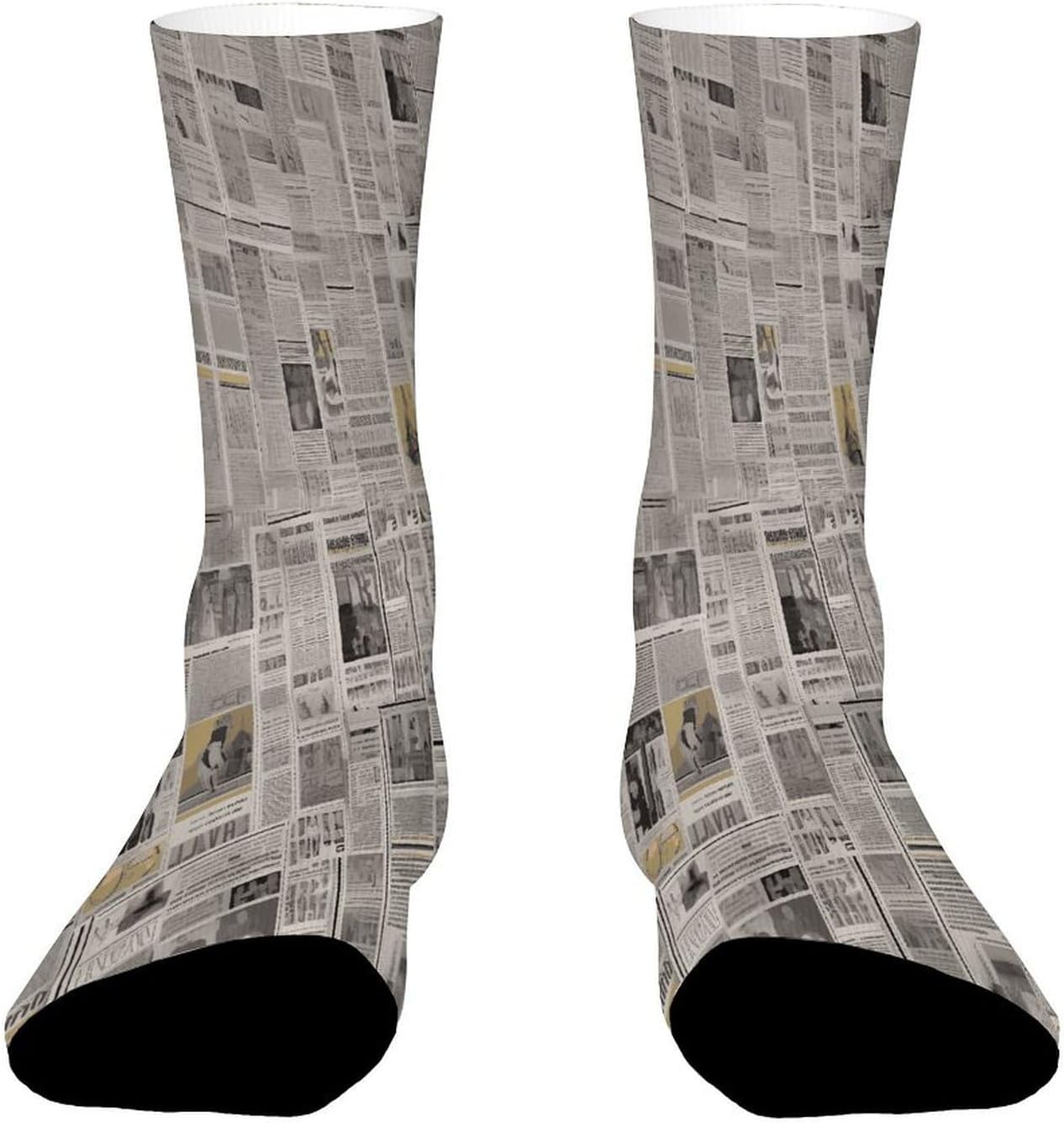 Newspaper Compression Socks High Stocking