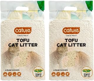 Cature Care by Nature Tofu Cat Litter Natural Flushable Clumping Litter Plant Based Biodegradable Ultra Odour Control 99% ...