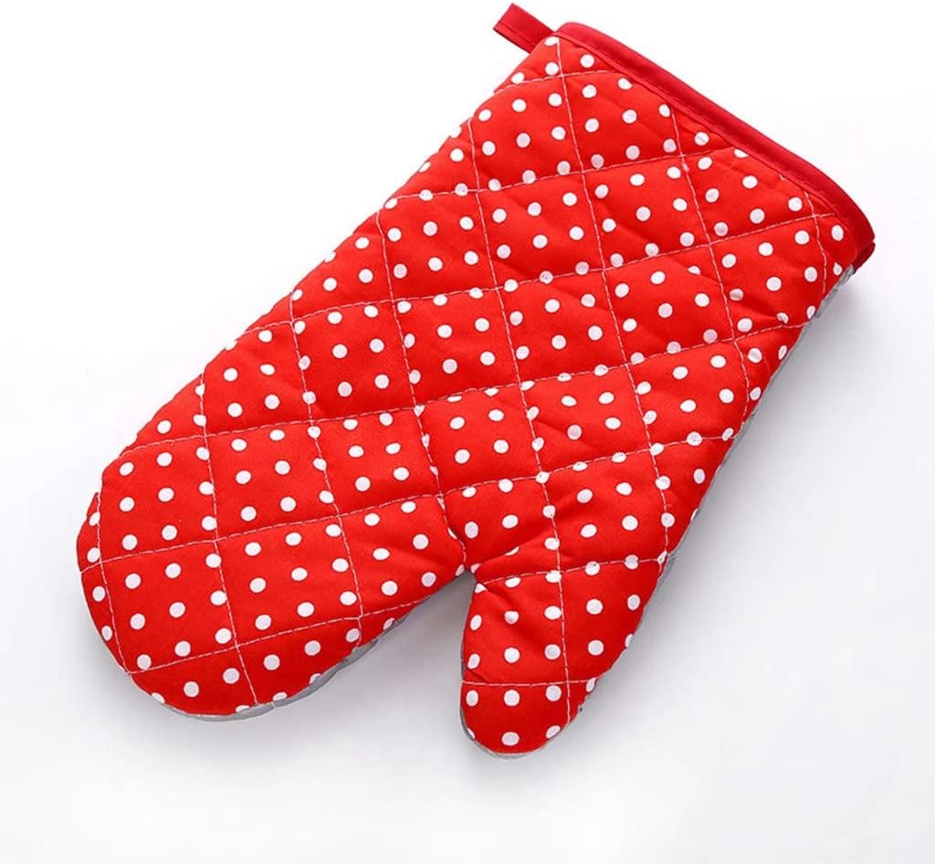 Oven Gloves, Thickened Heat Resistant Heat Insulation Gloves, Non-Slip Kitchen Oven Gloves for BBQ, Cooking, Baking,Microwave（Yellow）