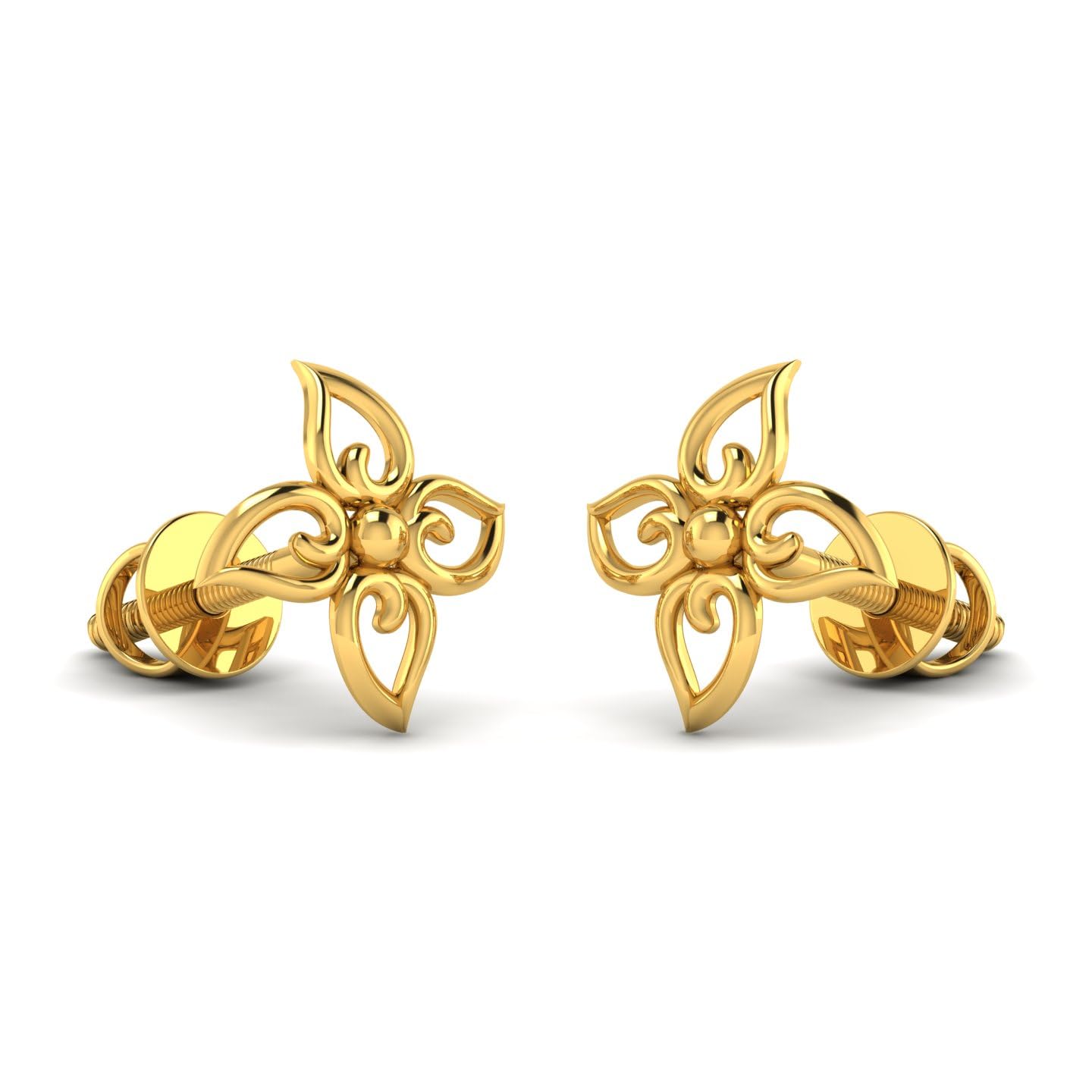 LORDS JEWELS Flower of Happiness Gold Earring Stud for women & Girls BIS Hallmarked & Approved 22kt Yellow Gold Earring. ((WITH SCREW) GTIN049) (B0CKGXD7QB) Amazon Price History, Amazon Price Tracker