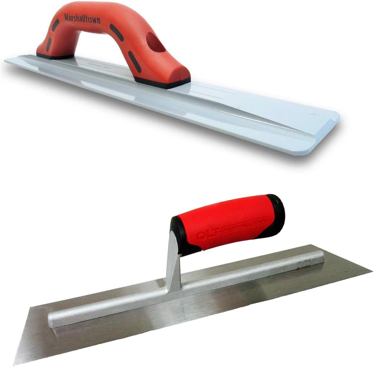 Magnesium Hand Float 16 x 3 1/8 pair up with a Finishing Trowel 14" x 4” – Masonry Tool Set for Professionals or DIY - Marshalltown