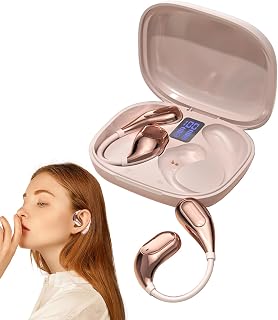 Over The Ear Earbuds | Sport Over Ear Earbuds, Long Playtime Headphones for Motorcycle Airplane Cycling Training Game Travel Running Gym | Bekväma Stereo Hörlurar för Cykling, Träning, Resor, Gym & Motorcykelanvändning