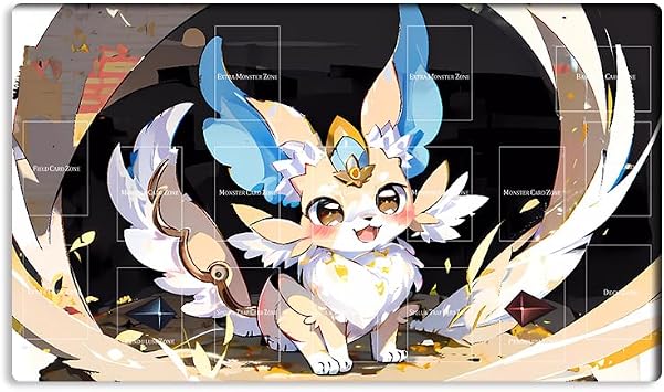 New Mlikemat Playmat Purrely TCG CCG OCG Trading Card Game Mat with Zones + Free Bag ZD014-665-A