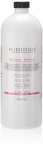 NeedCrystals Cristales de microdermoabrasión para máquinas, tratamiento exfoliante facial totalmente natural para piel opaca o seca, arrugas,